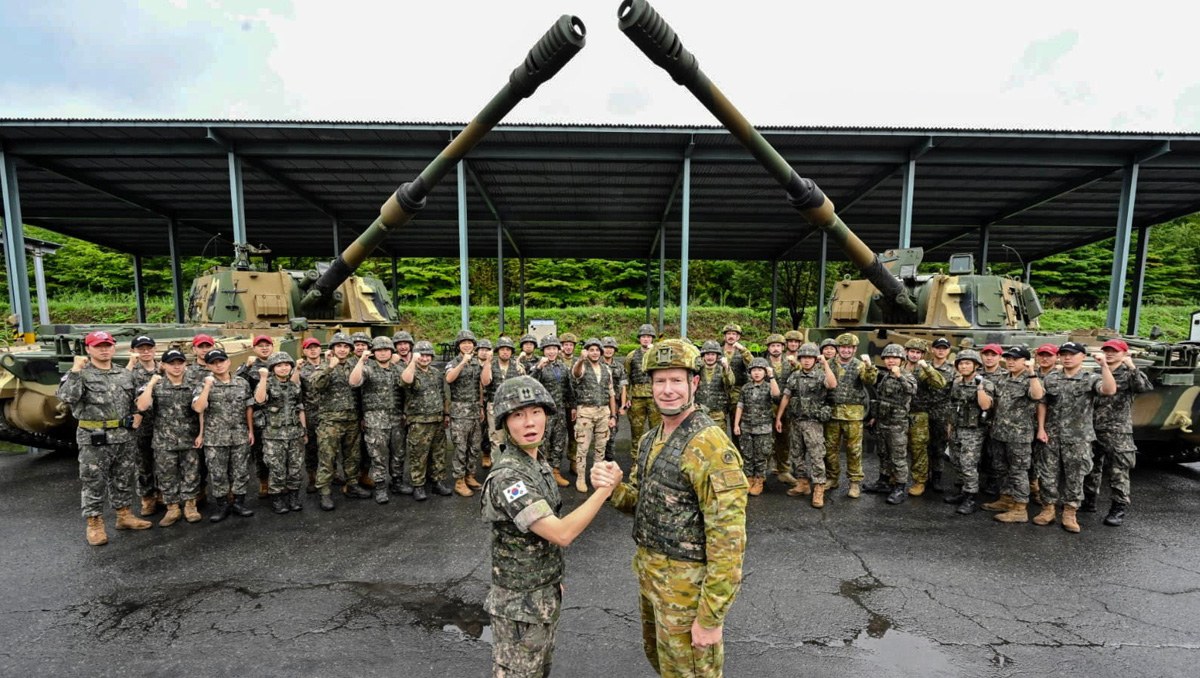 ADF gunners put K9 self-propelled howitzer through its paces in